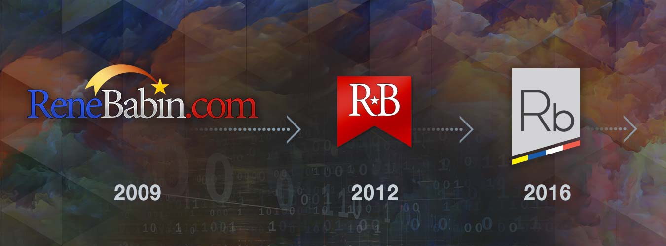 Logos ReneBabin.com 2009 à présent
